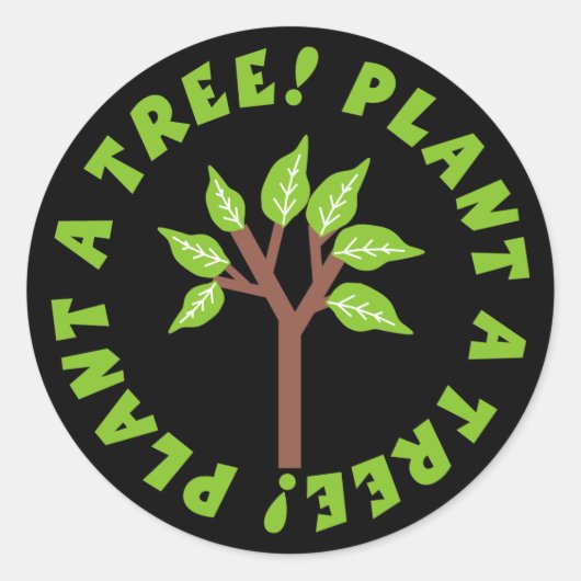 Plant a Tree Stickers (Voorkant)