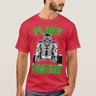 Plant aangedreven Vegan Gym Vegan Workout Fitness T-shirt