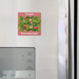  Plant aardbei Magneet