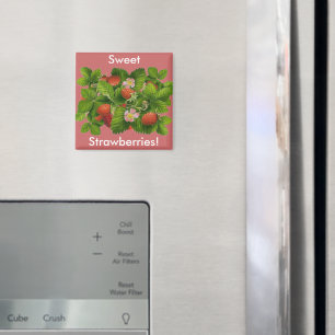  Plant aardbei Magneet