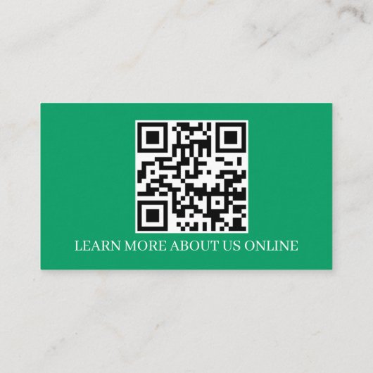 Plant Abstract Home Design  Visitekaartje (Achterkant)