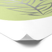 Plant Abstracte lijn Poster (Hoek)