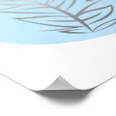 Plant Abstracte lijn Poster (Hoek)