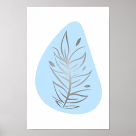 Plant Abstracte lijn Poster