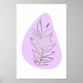 Plant Abstracte lijn Poster