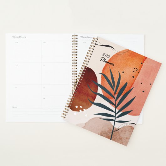 Plant abstracte Natuur Planner (Display)