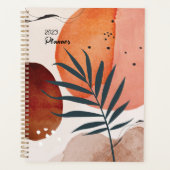Plant abstracte Natuur Planner (Voorkant)