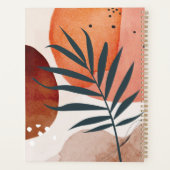 Plant abstracte Natuur Planner (Achterkant)
