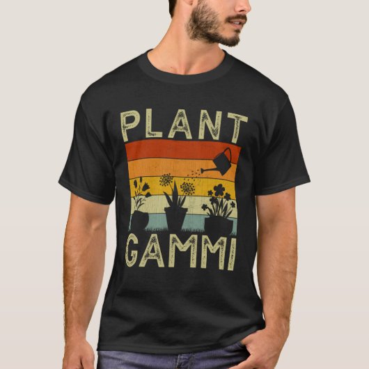 Plant  and Gardener  Saying Gardening Gammi T-shirt (Voorkant)