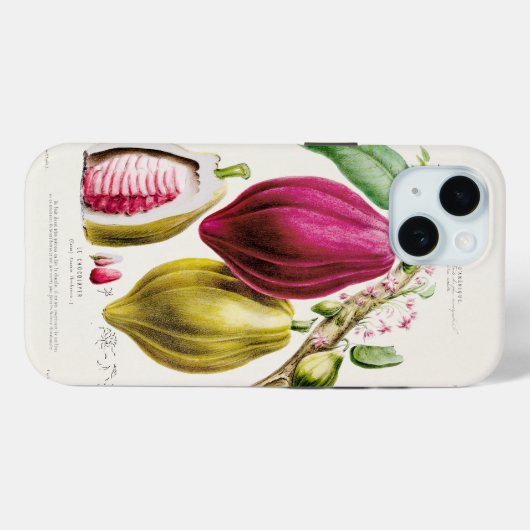 plant antique flower Case-Mate iPhone case (Achterkant (horizontaal))