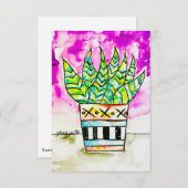 Plant Art Kaart (Voorkant / Achterkant)