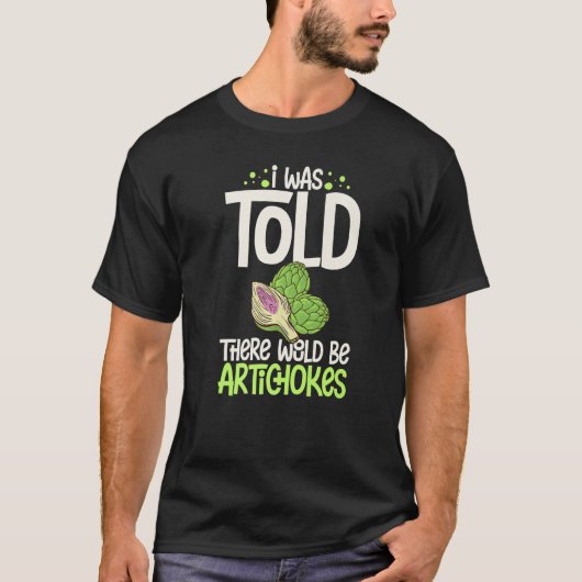 Plant Artichoke Recipe Vegetable Flower Seeds T-shirt (Voorkant)
