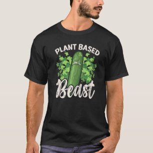 Plant Based Beest Komkommer Groente Vegetarisch Ve T-shirt