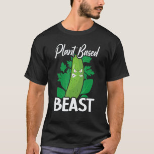 Plant Based Beest Komkommer Groente Vegetarisch Ve T-shirt
