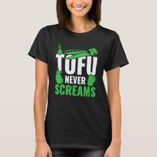 Plant Based Dieet Tofu Screamt Nooit Vegan T-shirt