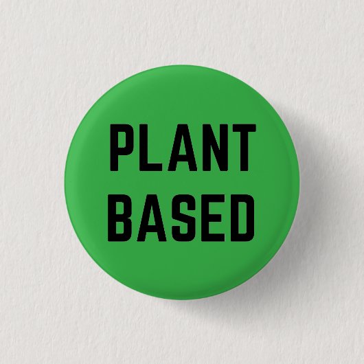 Plant Based Vegan Ronde Button 3,2 Cm (Voorkant)