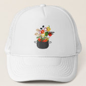  Plant based warrior - truckers hat Trucker Pet (Voorkant)