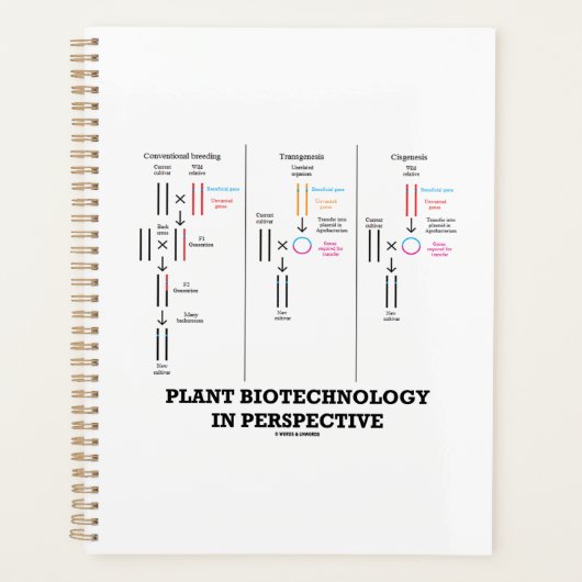Plant biotechnologie in perspectief (transgenese) planner (Voorkant)
