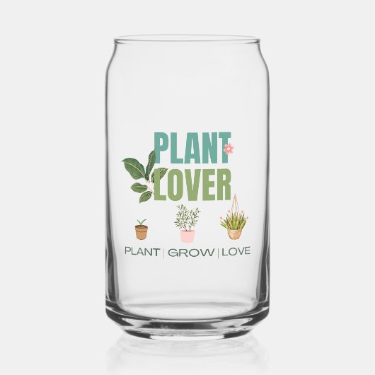 Plant Blikvorm Glas (Voorkant)
