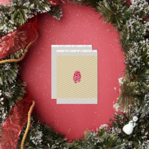 plant, bloem, bloemblad, roze, magenta, lettertype folie feestdagen briefkaart