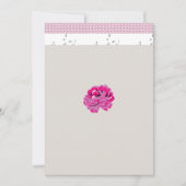 plant, bloem, bloemblad, roze, magenta, lettertype kaart (Voorkant)