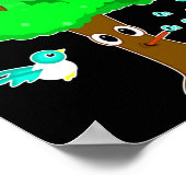 Plant bomen beschermen omgeving poster (Hoek)