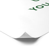 Plant bomen Betekenis van het Gezegde B van het Le Poster (Hoek)