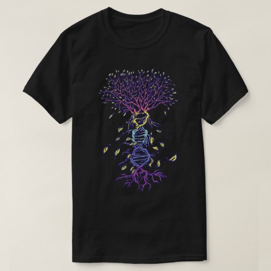 Plant boomgenetica t-shirt (Design voorkant)