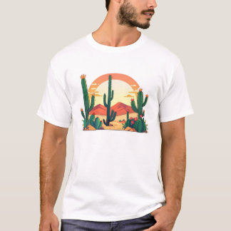 Plant Botanische vetplanten Schattige tuinieren T-shirt