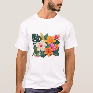 Plant Botanische vetplanten Schattige tuinieren T-shirt