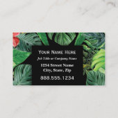 Plant Caretaker Green Professional Executive Visitekaartje (Achterkant)