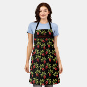 Plant Chili Pepper Personaliseer Apron Schort (Gedragen)