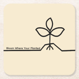 Plant Coaster Kartonnen Onderzetters