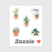 Plant collectie sticker (Vel)