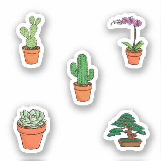 Plant collectie sticker (Voorkant)