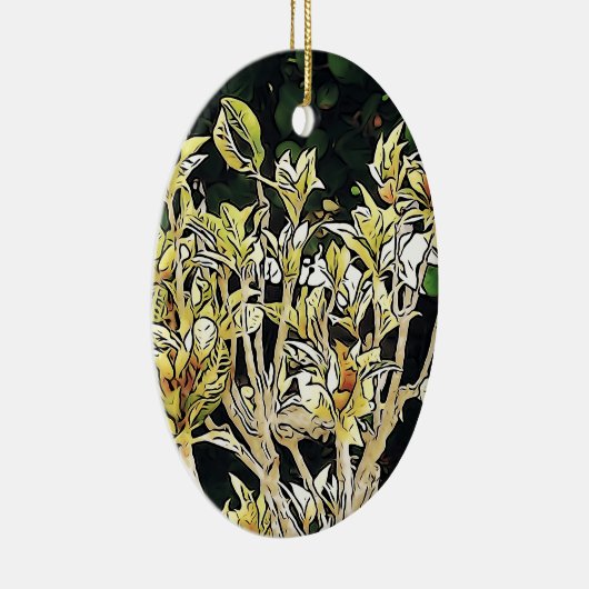 Plant Cuba Keramisch Ornament (Rechts)