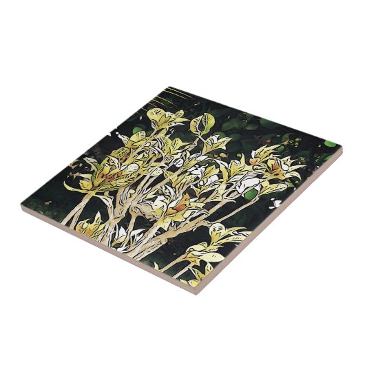 Plant Cuba Tegeltje (Zijkant)