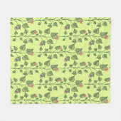 Plant Cute Green Natuur Lover Fleece Deken (Voorkant (Horizontaal))