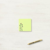 Plant Cute Green Natuur Lover Post-it® Notes (Op bureau)