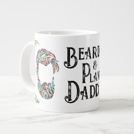 Plant Daddy and Beards Jumbo Mug Grote Koffiekop