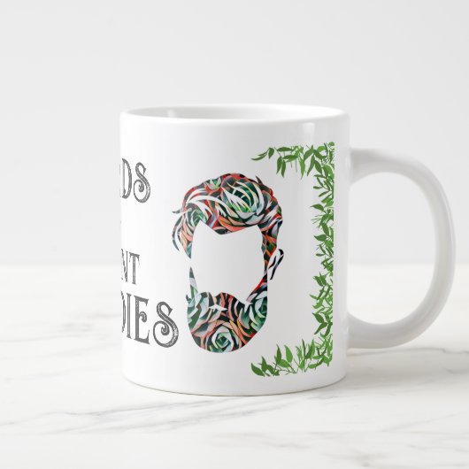 Plant Daddy and Beards Jumbo Mug Grote Koffiekop (Rechts)