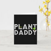 Plant Daddy Funny Landscang, Gardening, Or Mowing  Kaart (Gele Bloem)