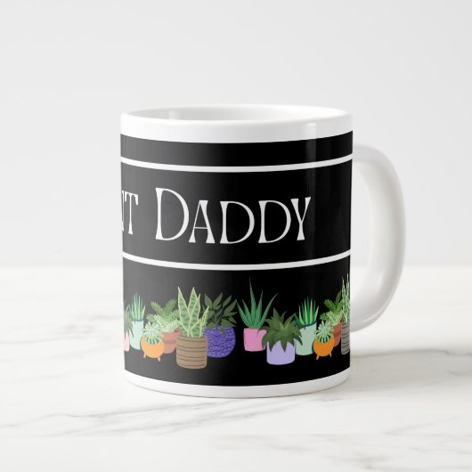 Plant Daddy Jumbo Mug Grote Koffiekop (Voorkant rechts)