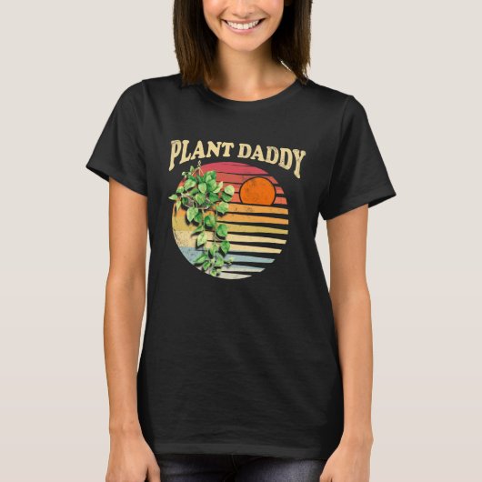 Plant Daddy Nature Botanical Gardener Plant Dad Ga T-shirt (Voorkant)
