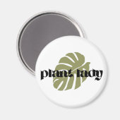 Plant dame Monstera Leaf Magnet (Voorkant / Achterkant)