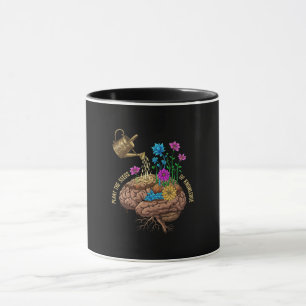 Plant de Zaden van Kennis Inspirerende Hersenen Mok