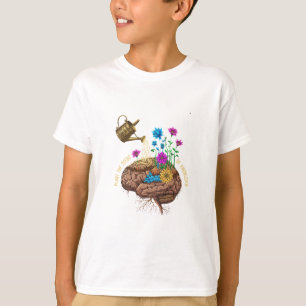 Plant de Zaden van Kennis   Inspirerende Hersenen T-shirt