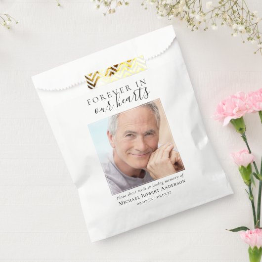 Plant Deze zaden begrafenis Bedankzakje (Gezegeld)