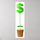 Plant dollar poster (Voorkant)