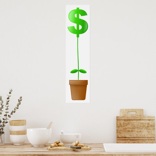 Plant dollar poster (Keuken)